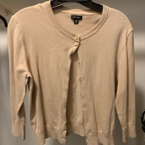 Medium Nine West tan button up cardigan